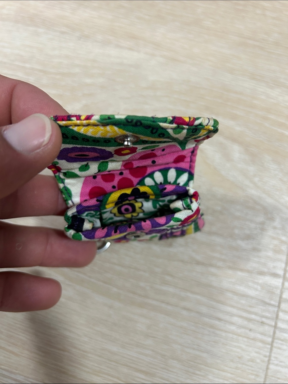 Small Fabric Keychain Pouch - Picture 5 of 5
